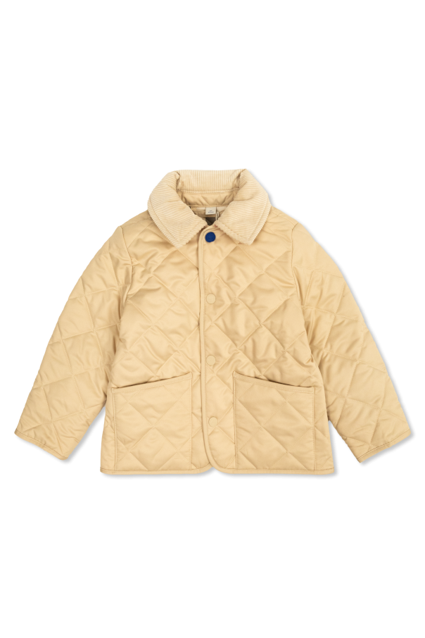 Burberry toddler girl quilted jacket best sale